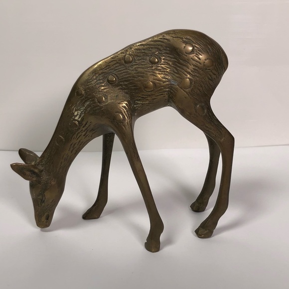 Vintage decorative brass deer 🦌 figurine - Picture 2 of 15